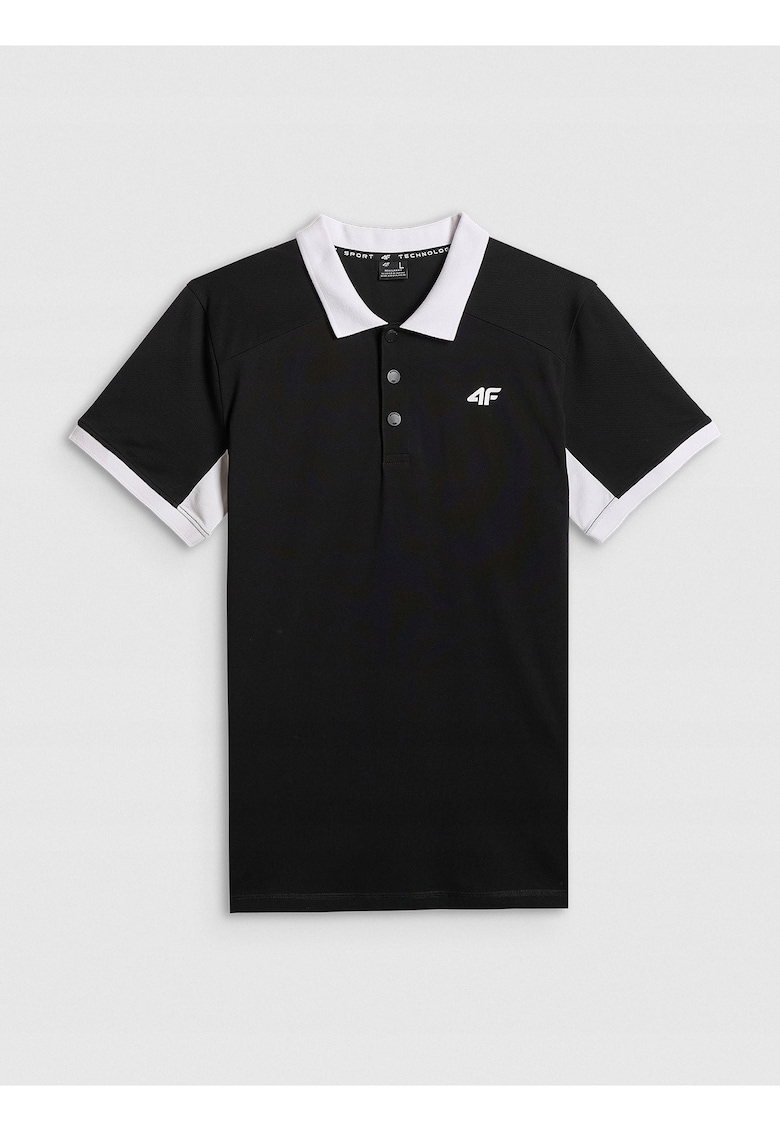 Tricou polo barbati negru - confortabil