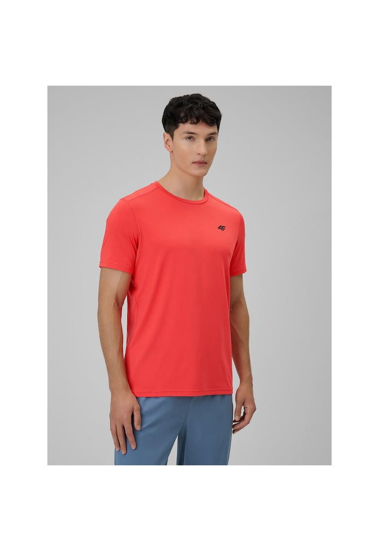 Tricou sport de barbati uscare rapida - sintetic - rosu