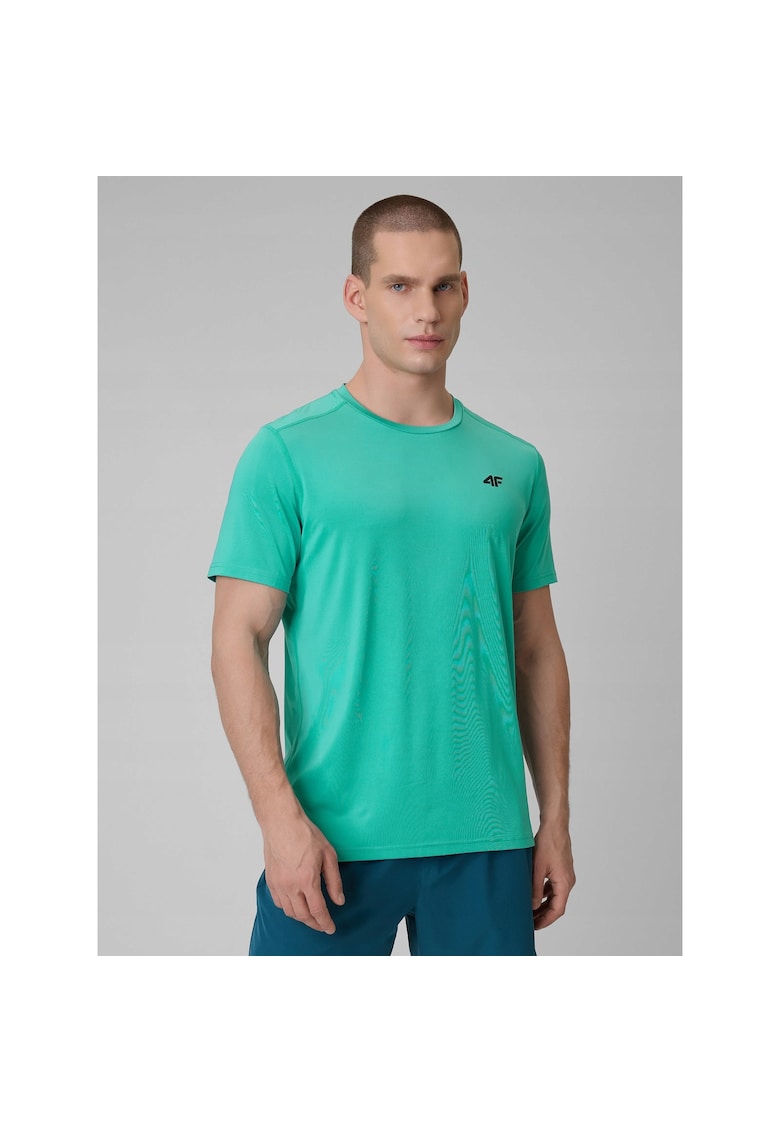 Tricou sport barbati uscare rapida - sintetic - turcoaz