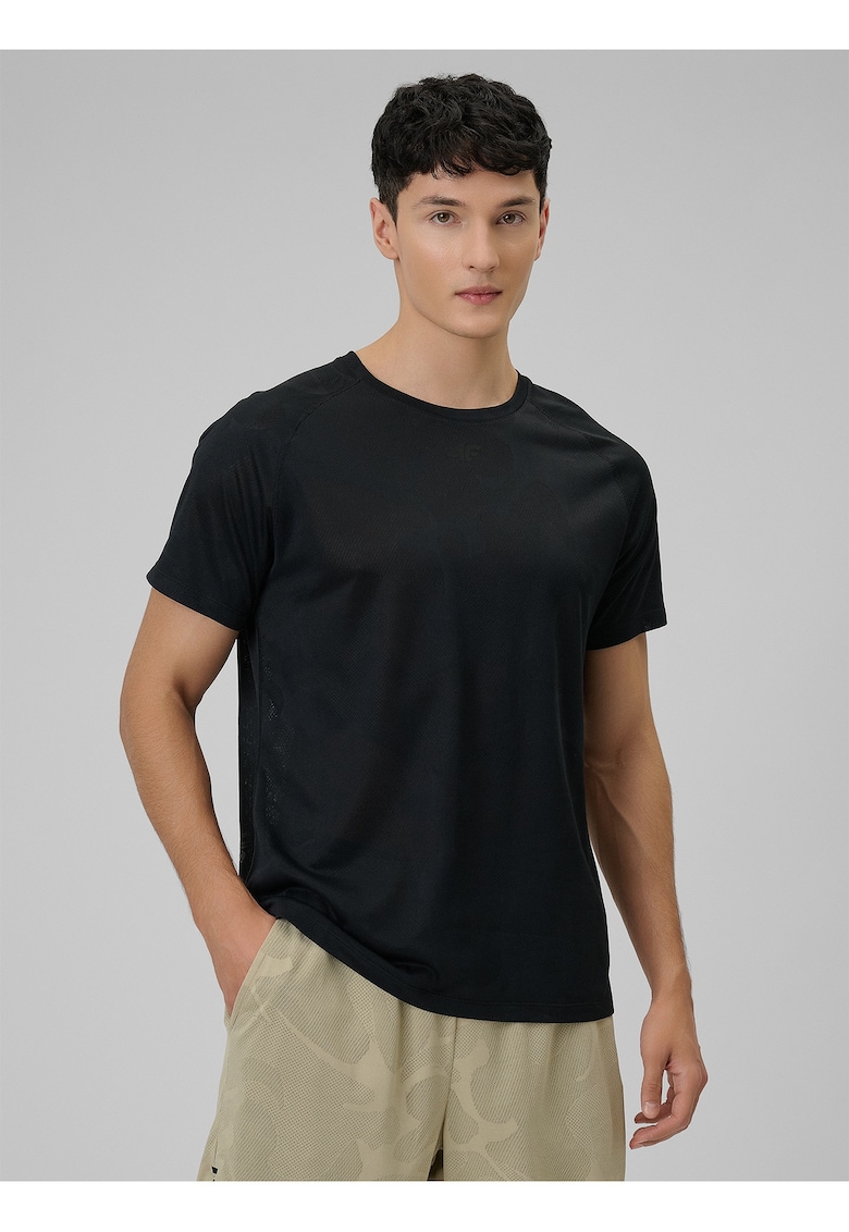 Tricou barbati - negru - uscare rapida - regular