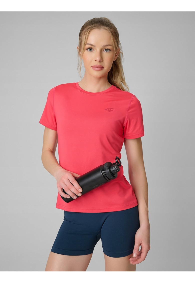 Tricou dama uscare rapida - rosu - material elastic