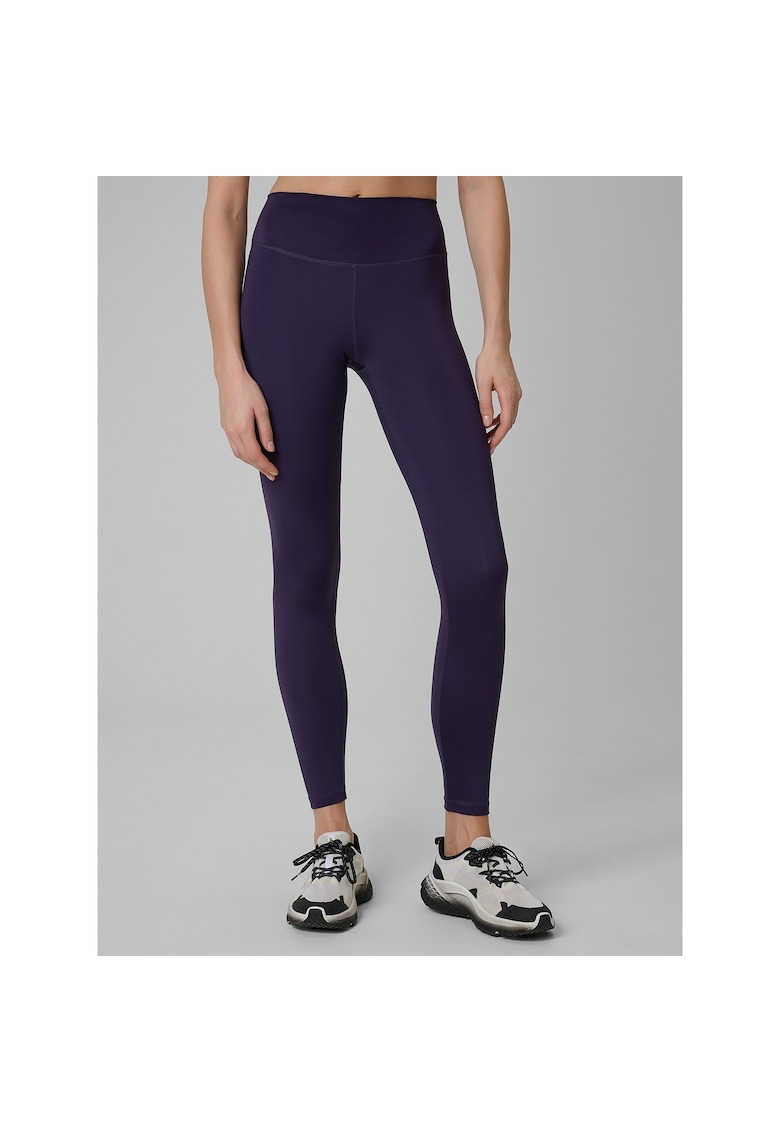 Pantaloni sport dama - colanti slim - uscare rapida - violet - pentru antrenament