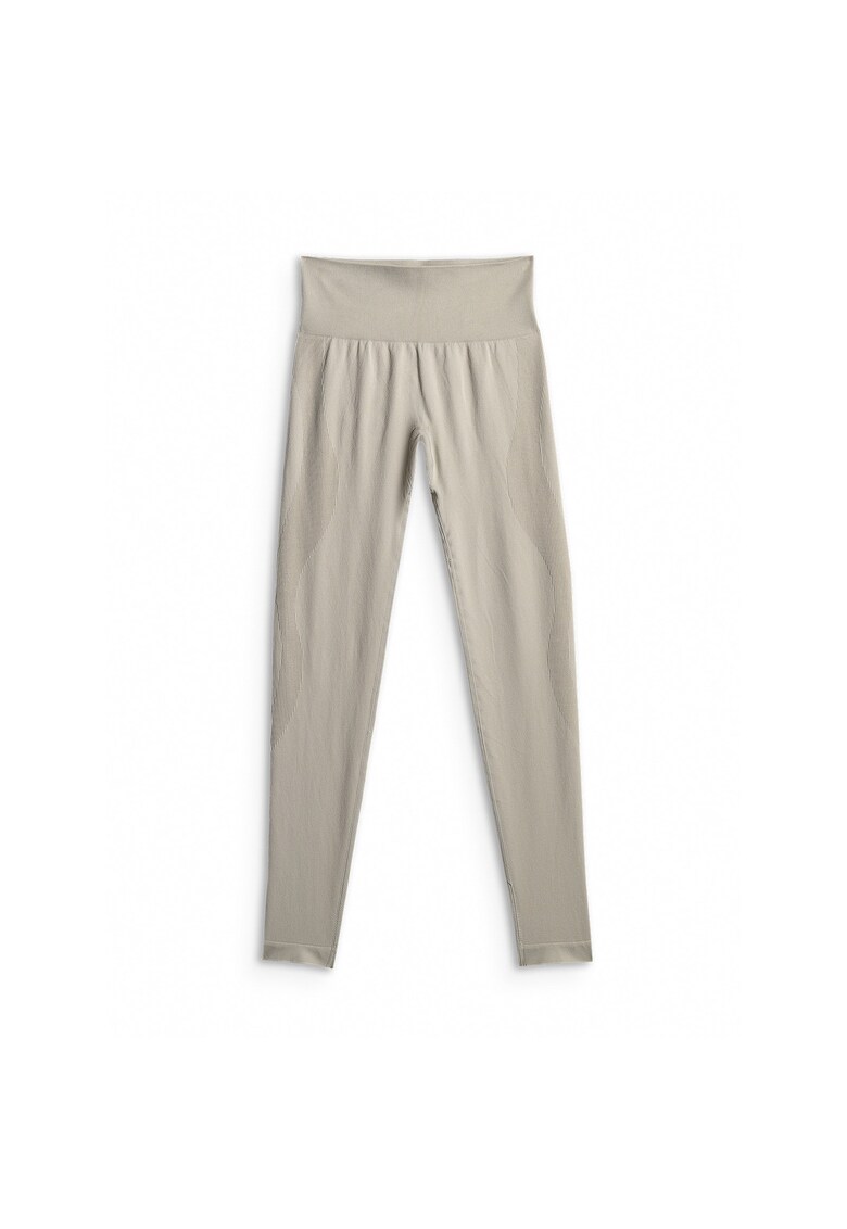 Colanti sport bej - fara cusaturi - uscare rapida