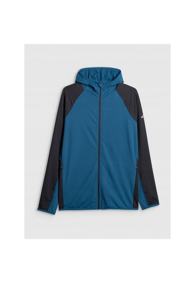 Hanorac sport barbati cu elemente reflectorizante - tehnologie 4F Dry - uscare rapida - buzunare cu fermoar