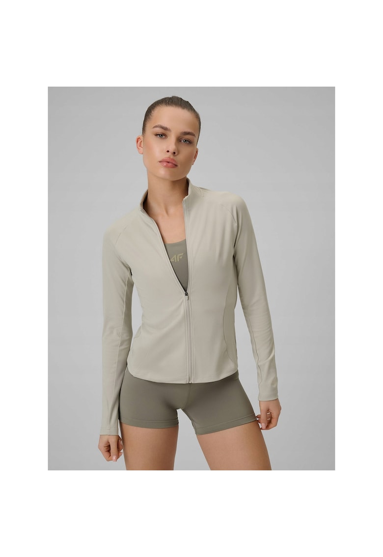 Bluza sport dama - bej - uscare rapida -