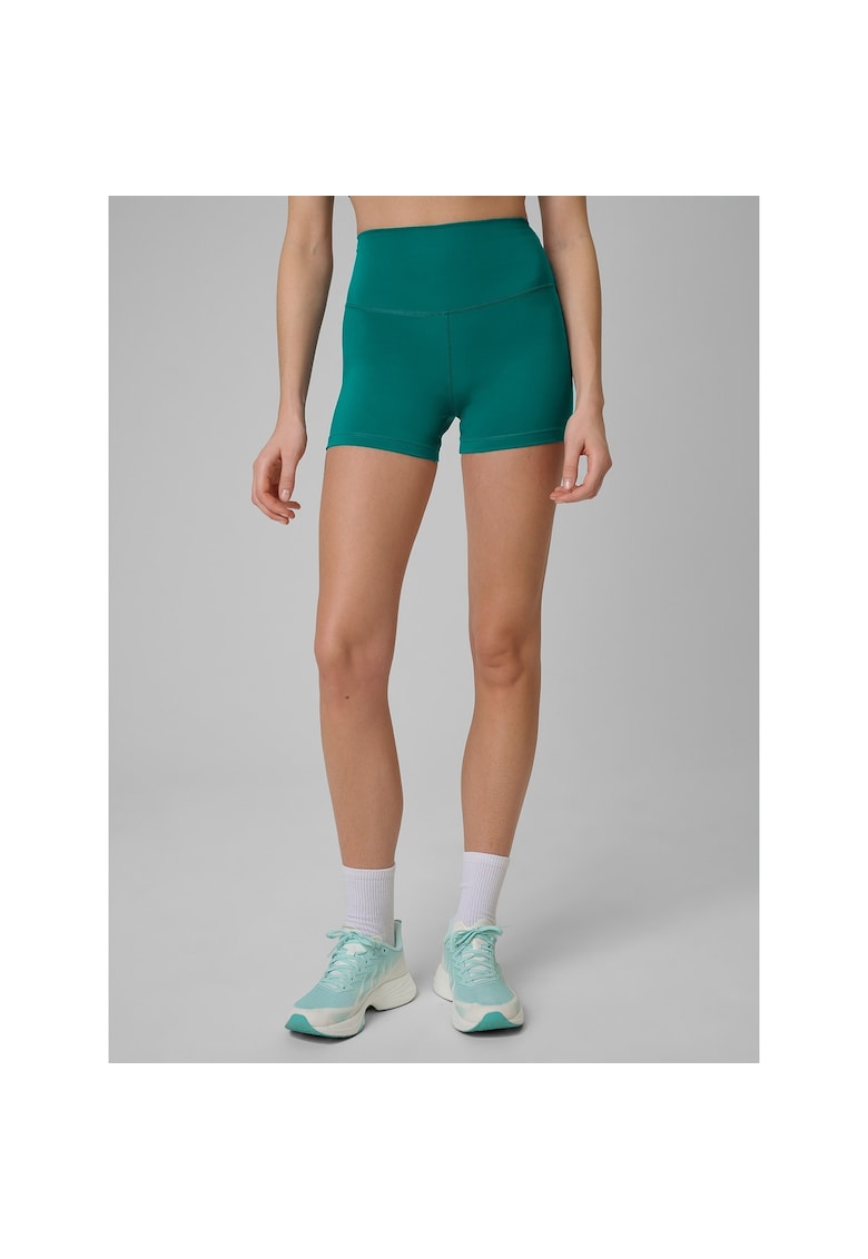 Pantaloni sport dama - colanti slim - uscare rapida - turcoaz -