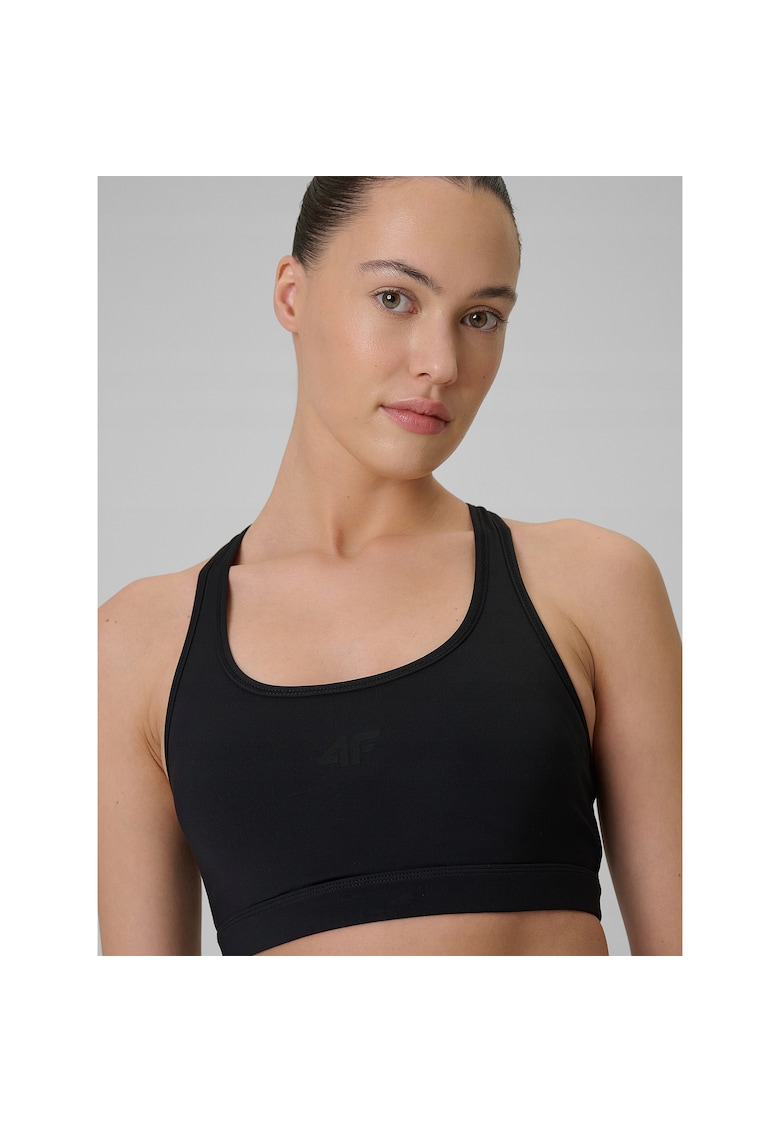 Bustiera sport dama - cu uscare rapida - negru