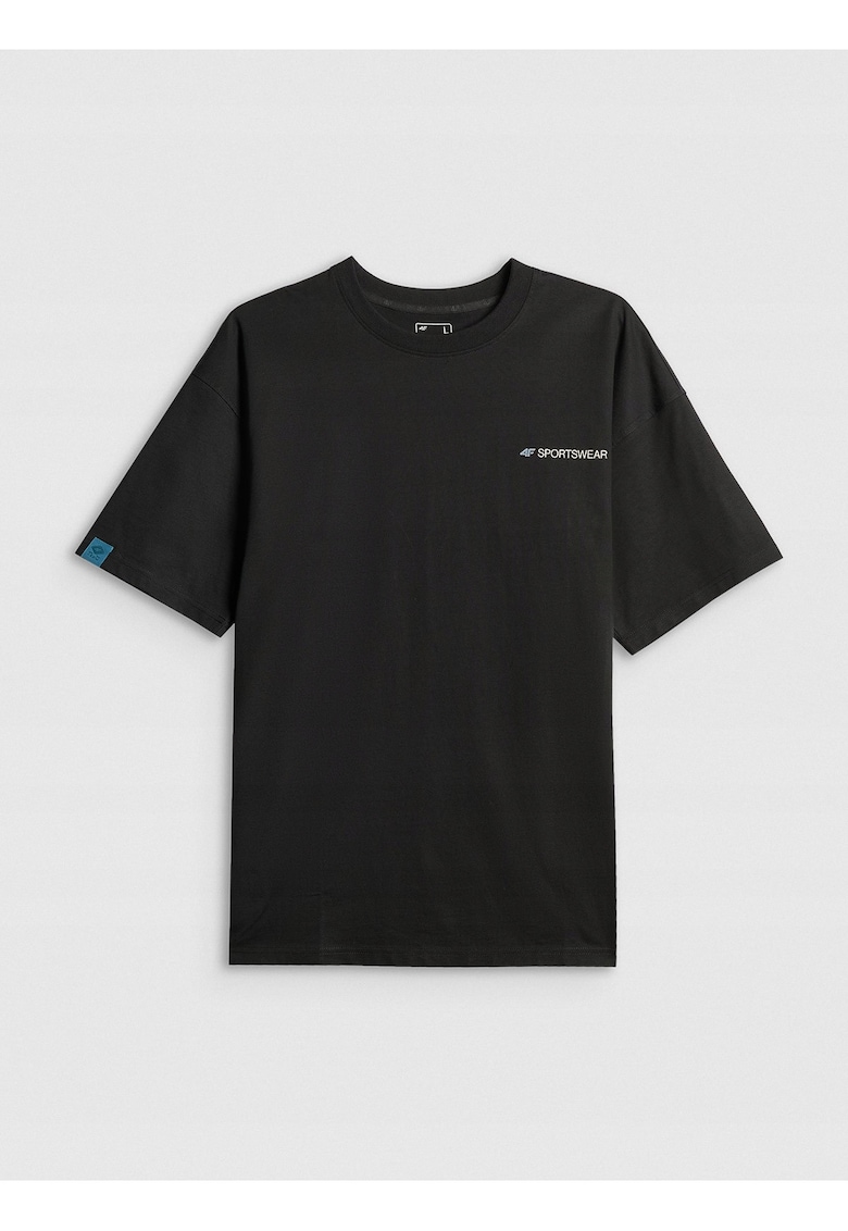 Tricou barbati - negru - bumbac - lejer - confortabil