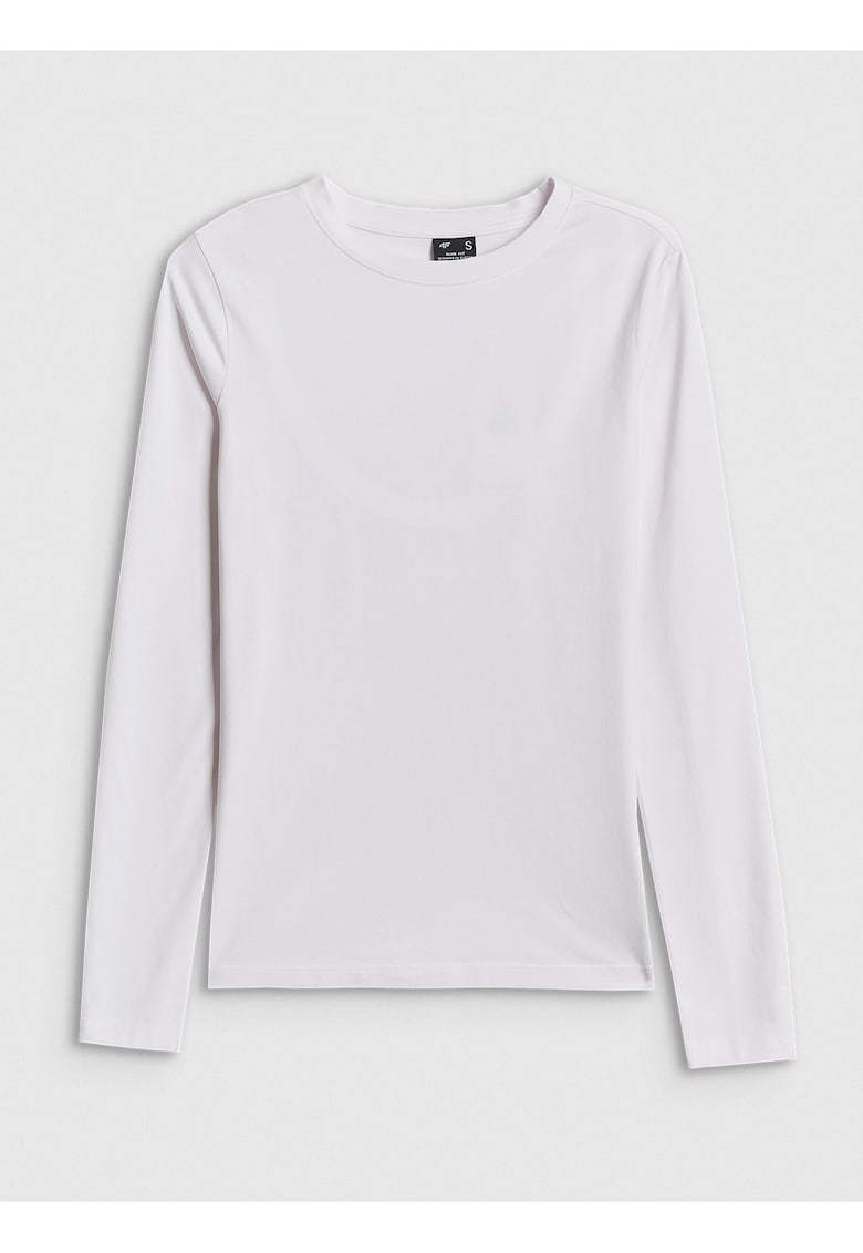 Bluza dama - slim - bumbac - alb