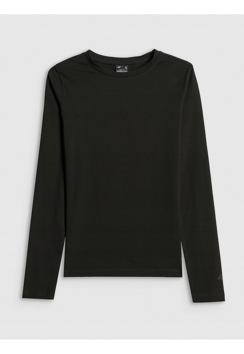 Bluza dama - maneca lunga - neagra - bumbac