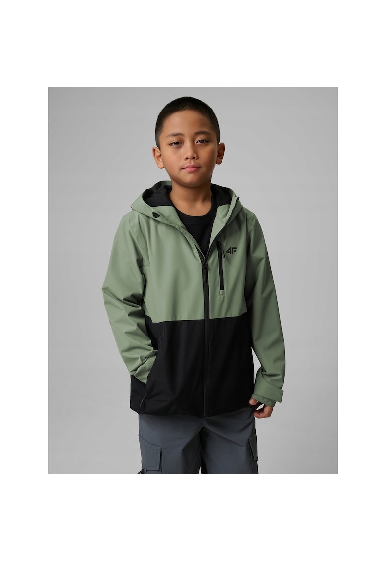 Geaca baieti - verde/negru - membrana tehnica - impermeabila - respirabila