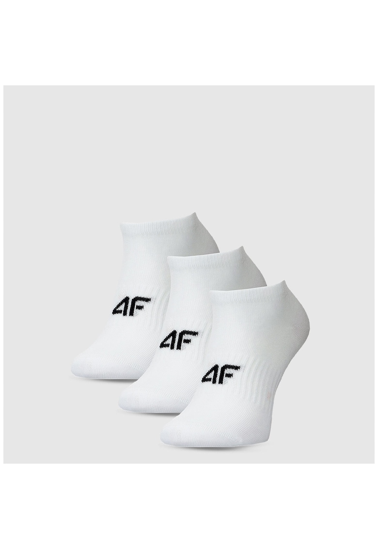 Sosete sport copii - set 3 perechi - alb - 35-37