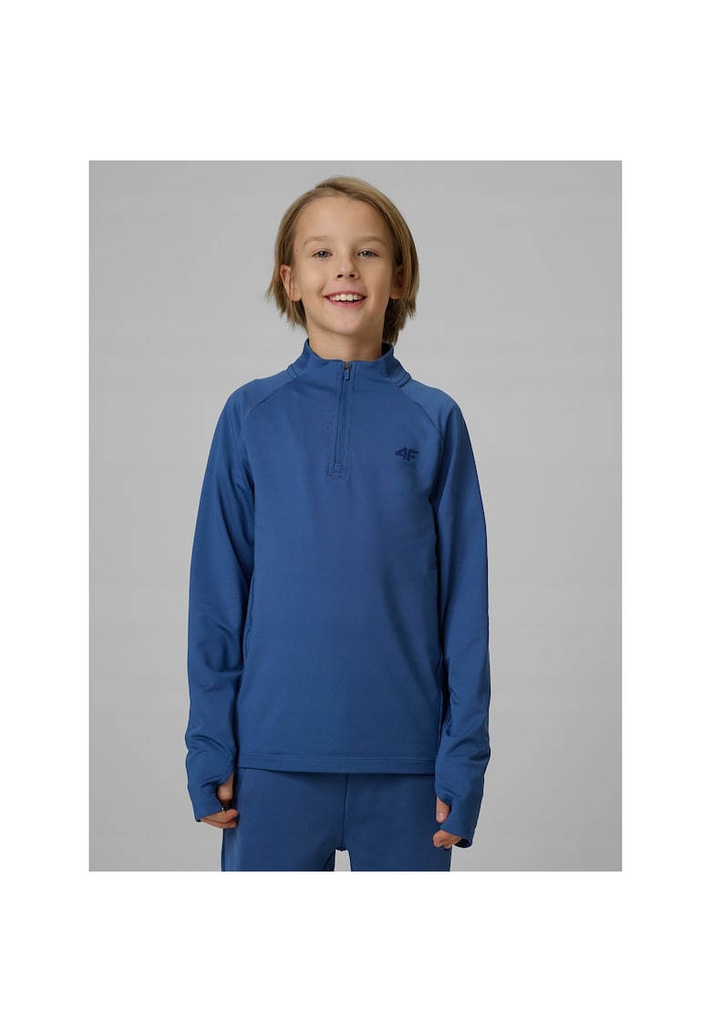 Hanorac sport baieti - uscare rapida - bleumarin