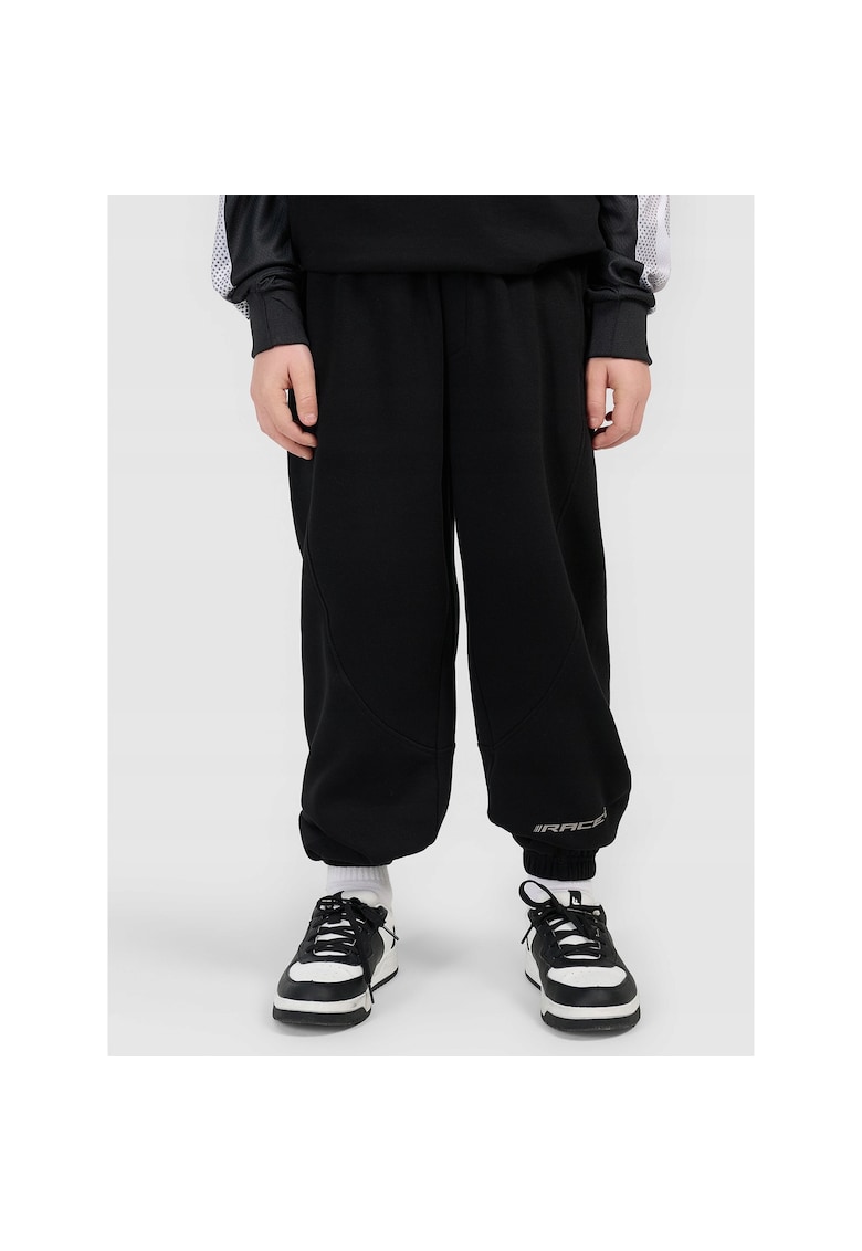 Pantaloni sport copii - bumbac - negru