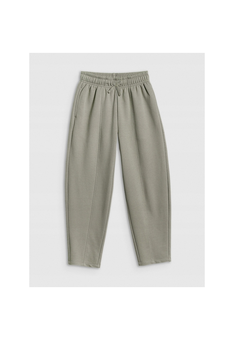 Pantaloni sport copii - bumbac - bej - largi