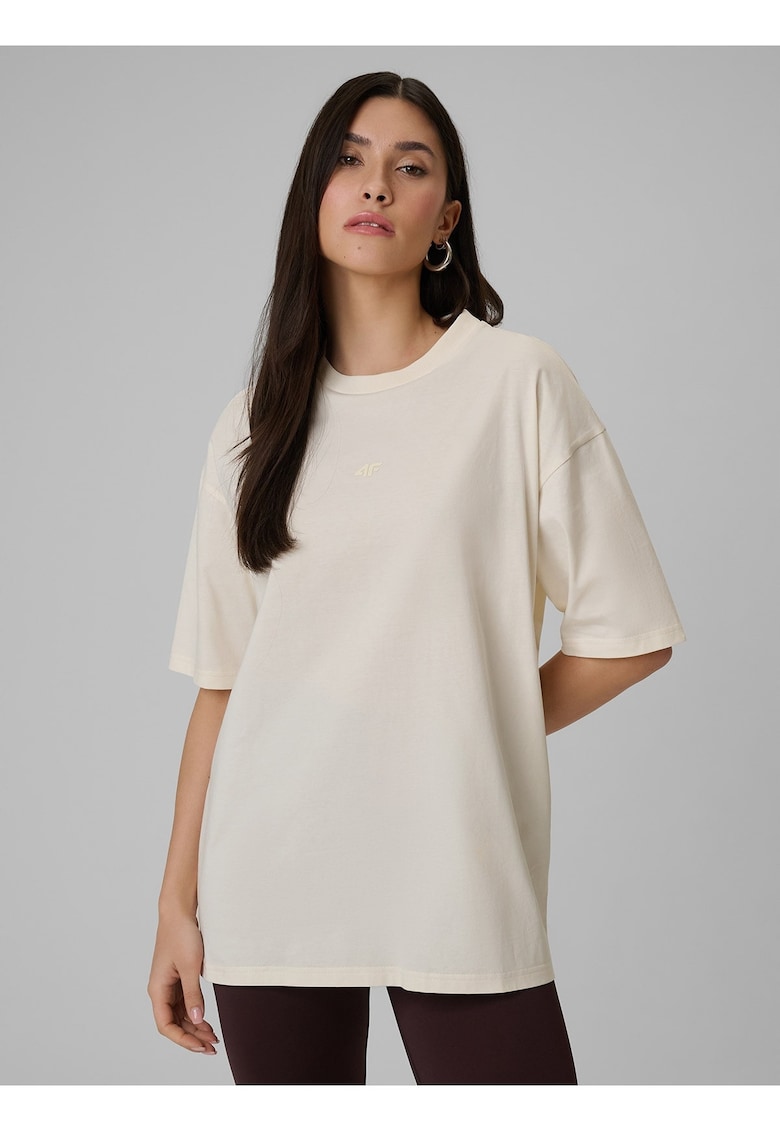 Tricou dama bumbac - lejer - Bej