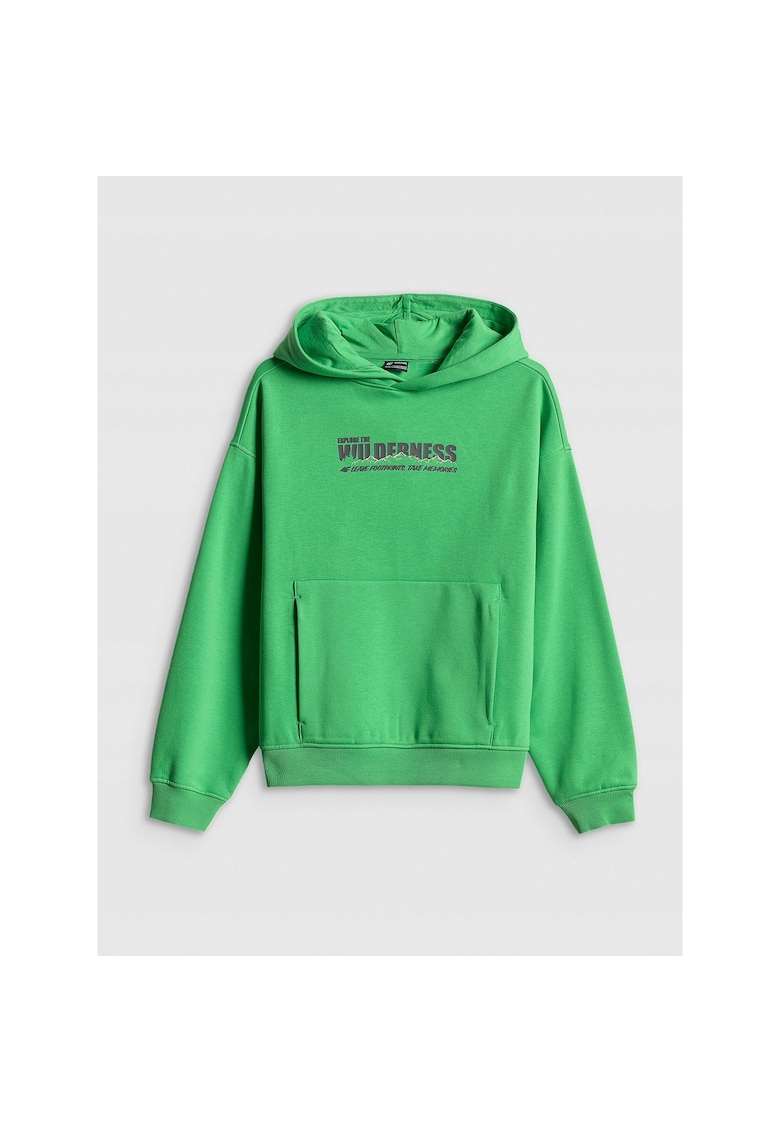 Hanorac sport copii - tricot - verde