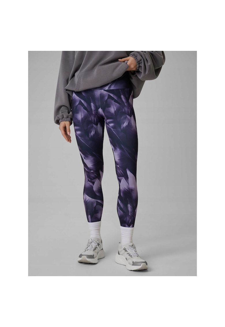 Pantaloni sport dama - slim - multicolor - elemente reflectorizante