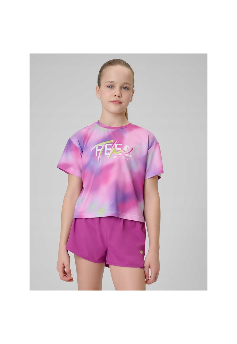 Tricou sport fete uscare rapida - material moale - multicolor