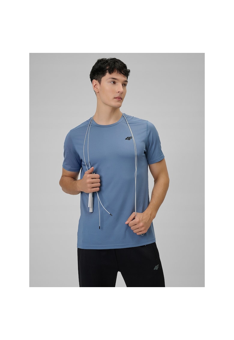 Tricou sport pentru barbati uscare rapida - sintetic - bleumarin