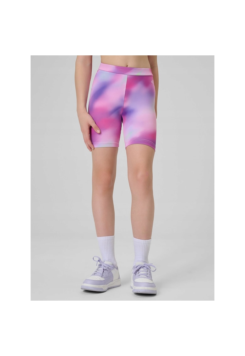 Colanti scurti ciclism fete - talie inalta - croiala slim - multicolor