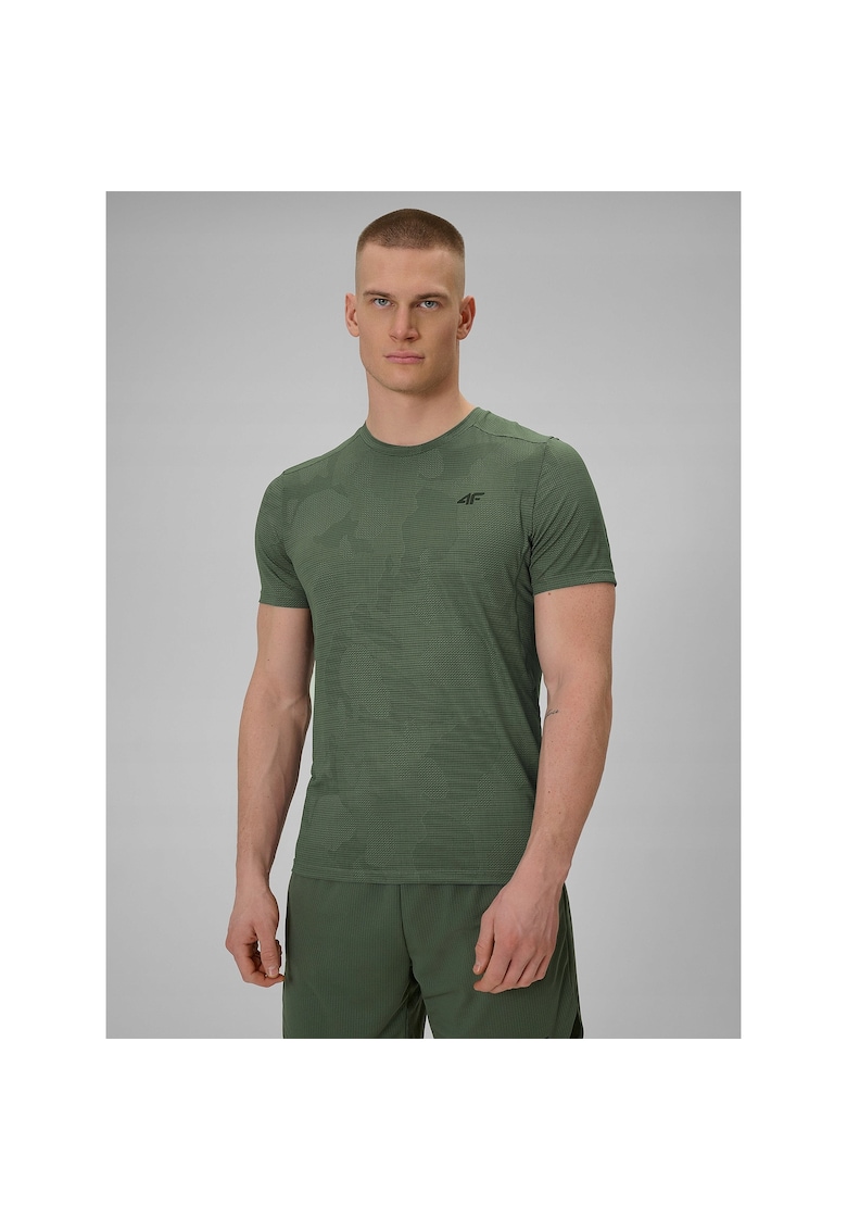 Tricou sport barbati uscare rapida - kaki -
