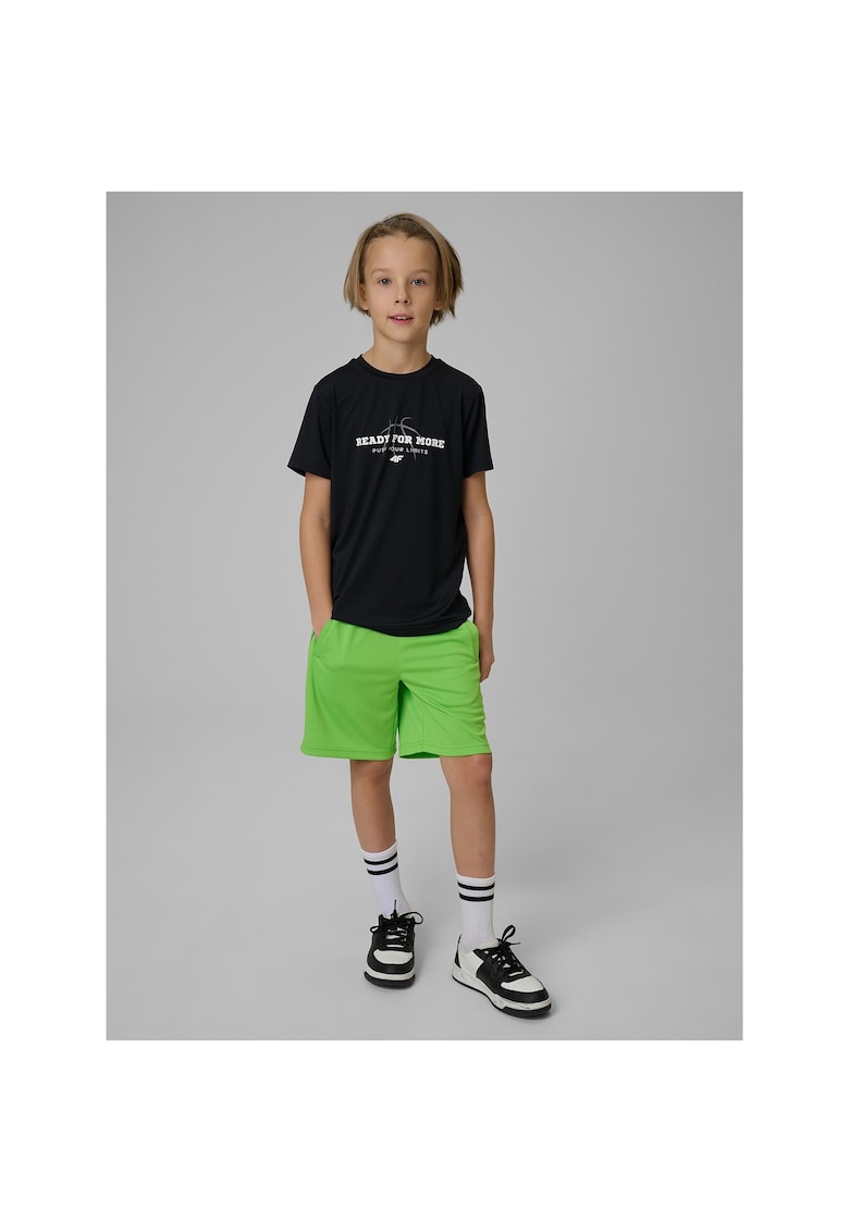 Pantaloni scurti sport pentru baieti - uscare rapida - talie ajustabila - sintetic