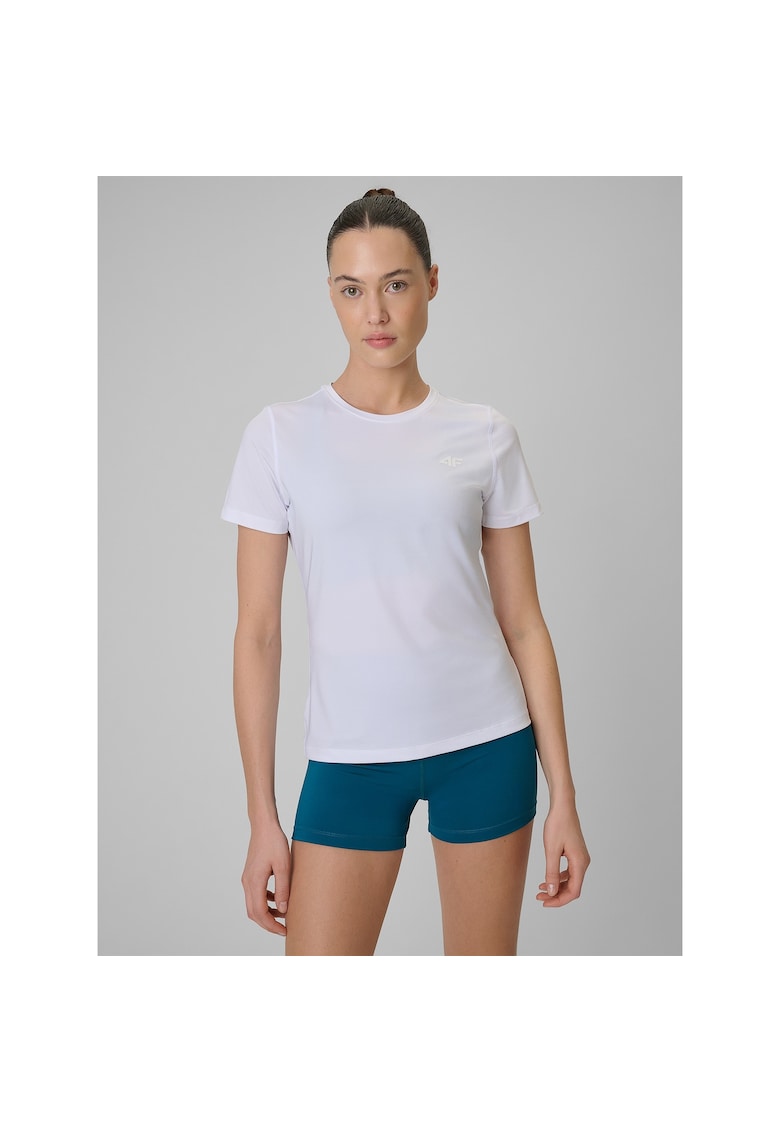 Tricou sport dama - alb - uscare rapida - regular