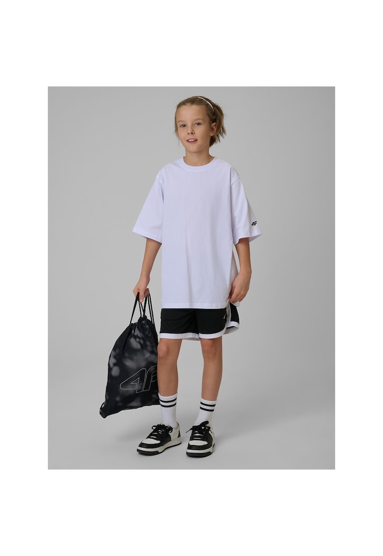 Set echipament sportiv baieti JRSS26TAPSM190-20S - 4F - Negru/Alb