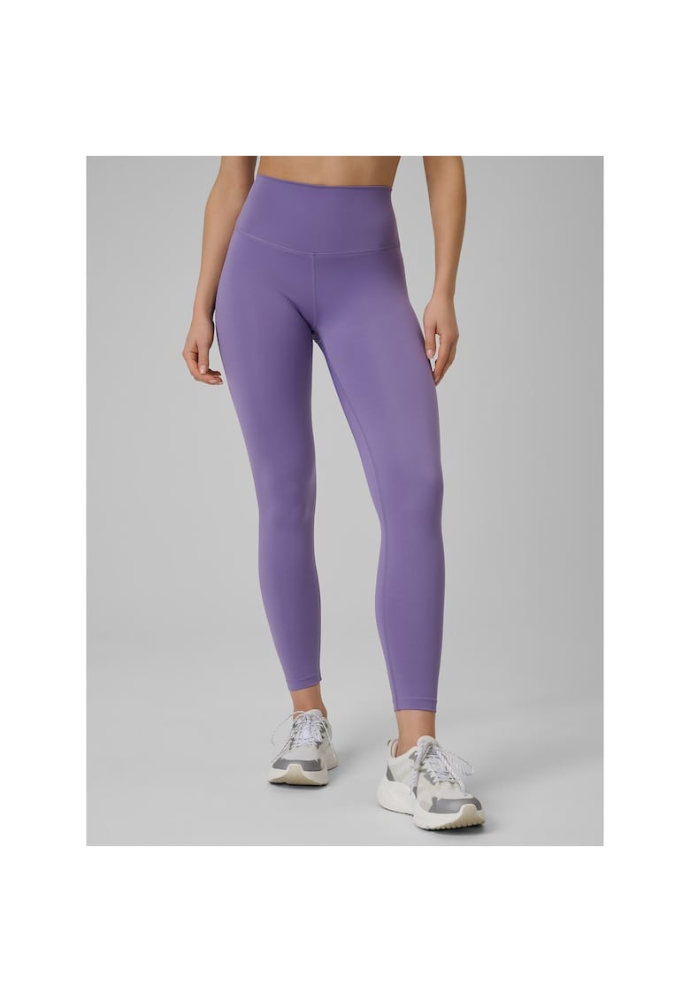 Colanti sport violet - uscare rapida - talie inalta - pentru femei - antrenament