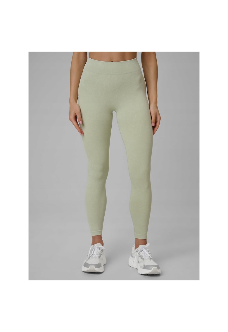 Colanti de antrenament dama - mulati - fara cusaturi - verde - 4F Dry