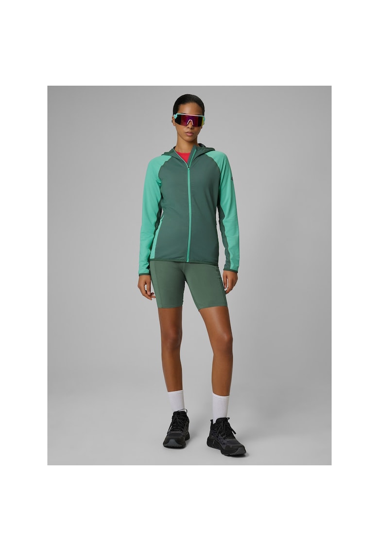 Hanorac sport dama - trekking - uscare rapida - oliv/kaki