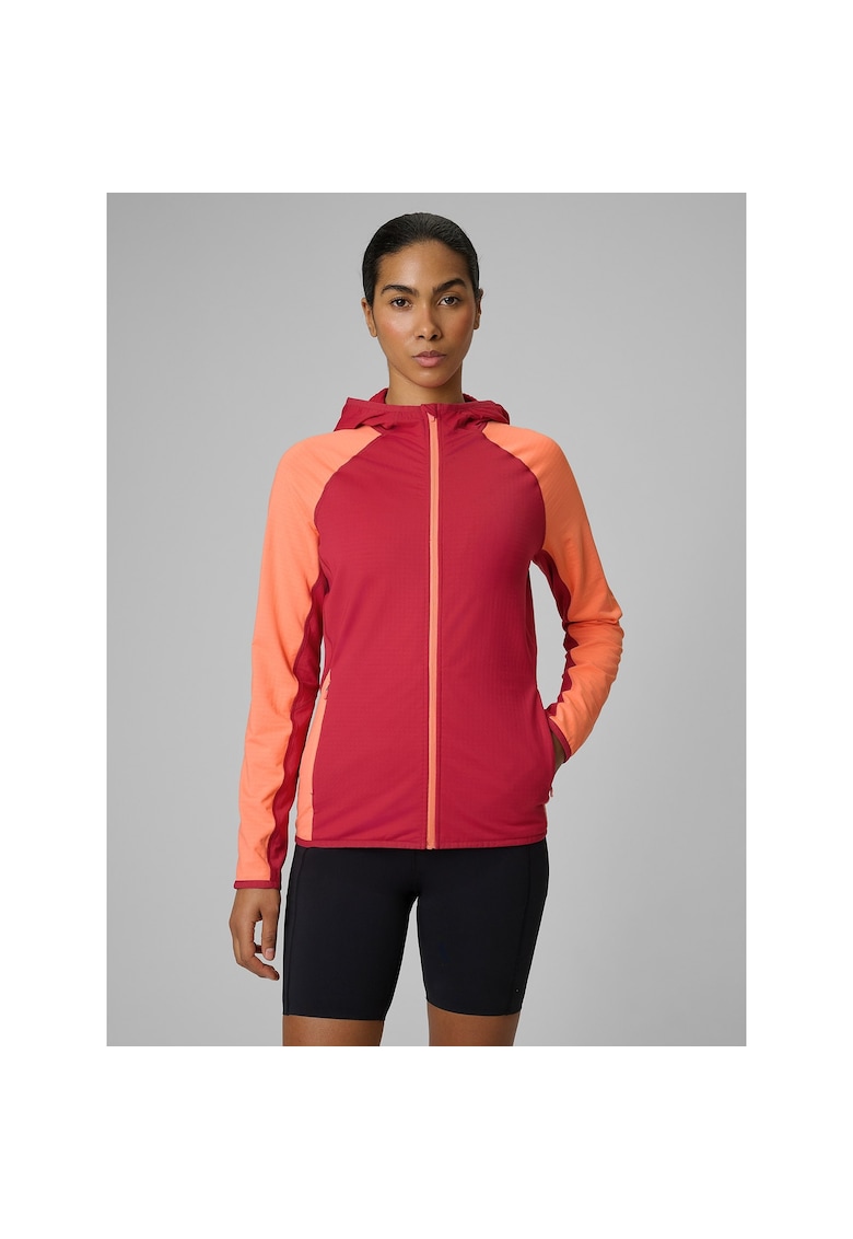 Hanorac trekking - uscare rapidawqgwwqf - Rosu/Portocaliu