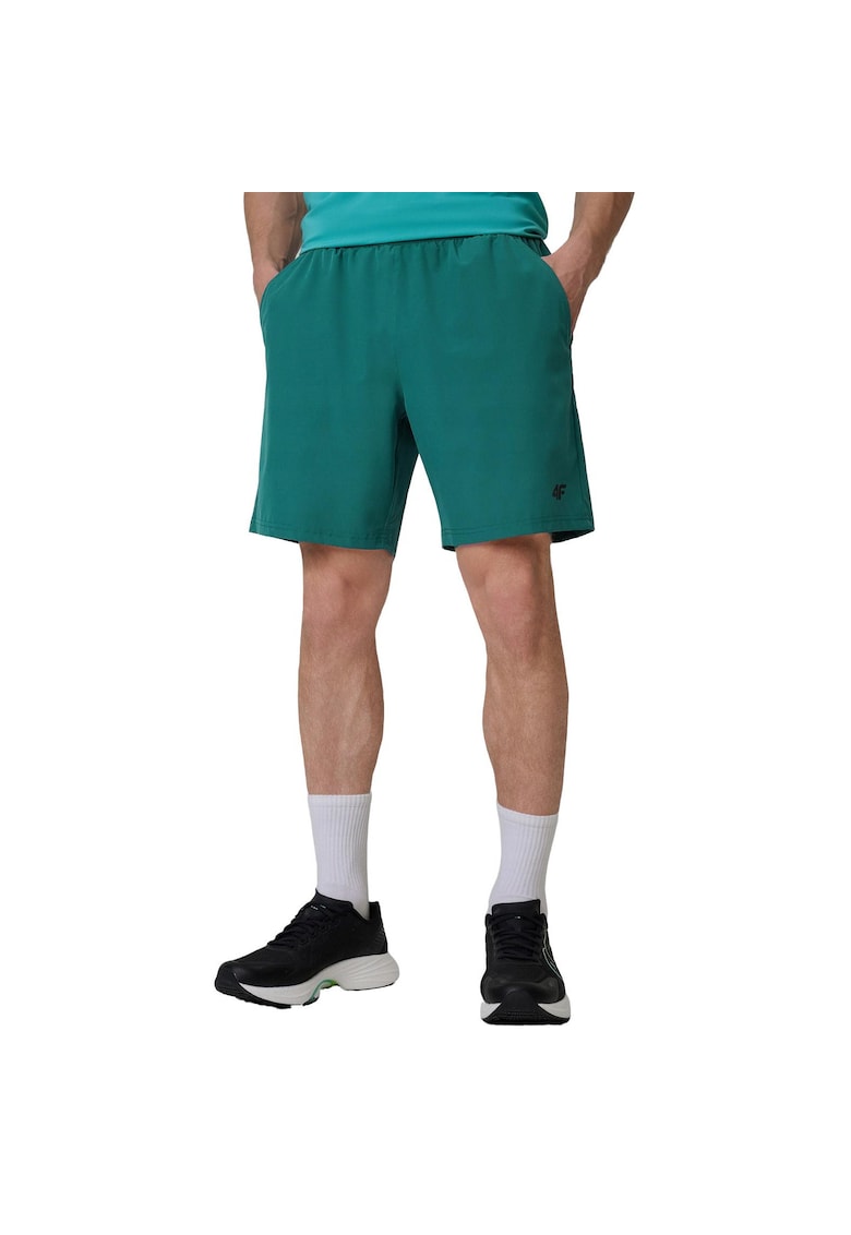 Pantaloni scurti sport barbati - verde - uscare rapida -