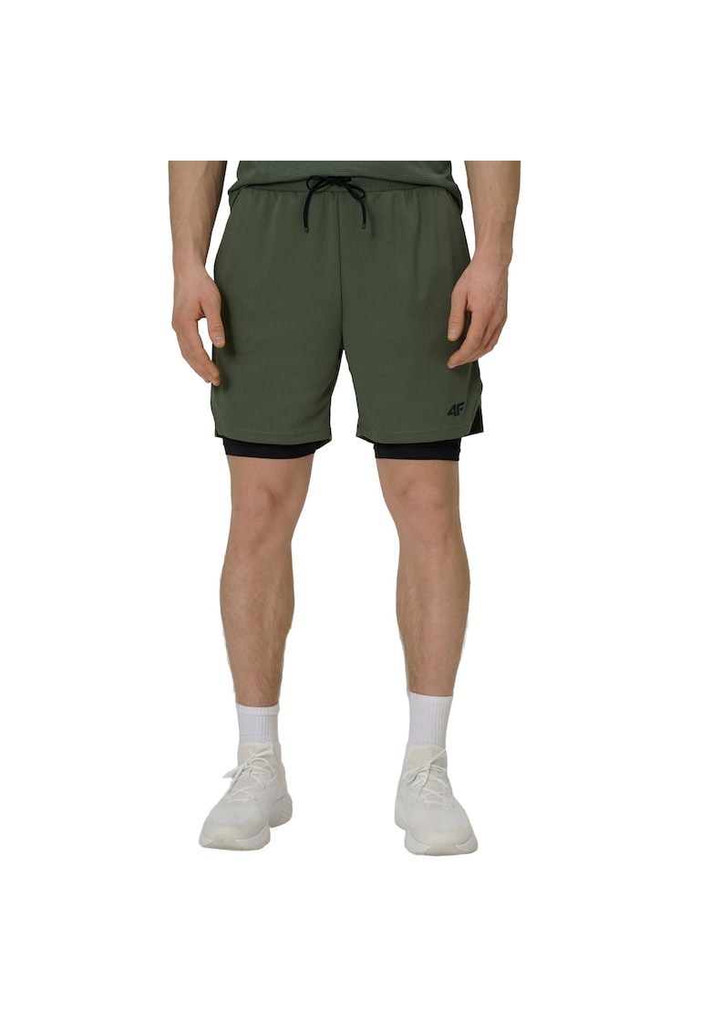 Pantaloni scurti sport barbati WSS26TFSHM1259-43S - 4F - Kaki