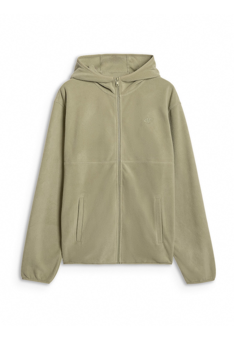 Hanorac barbati polar cu gluga - verde - regular