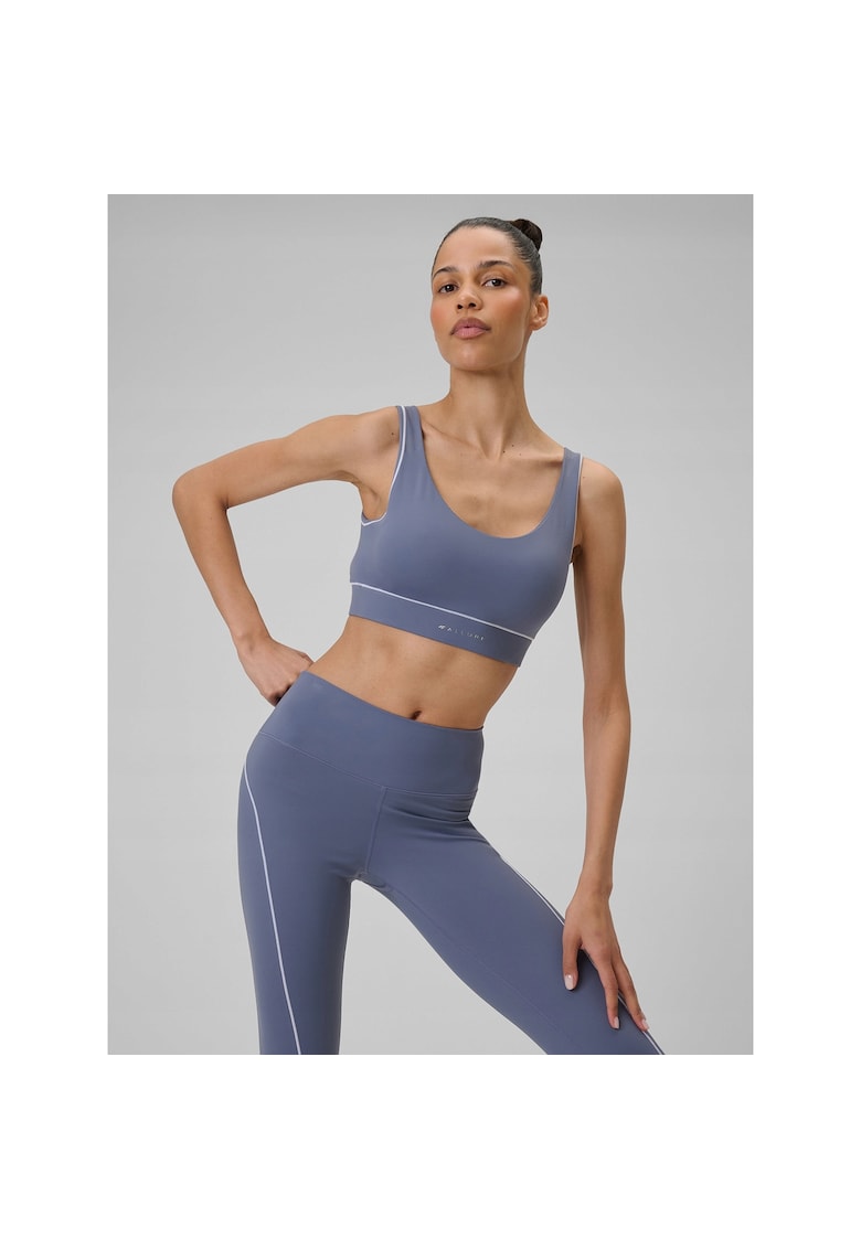 Bustiera yoga dama - uscare rapida - albastru