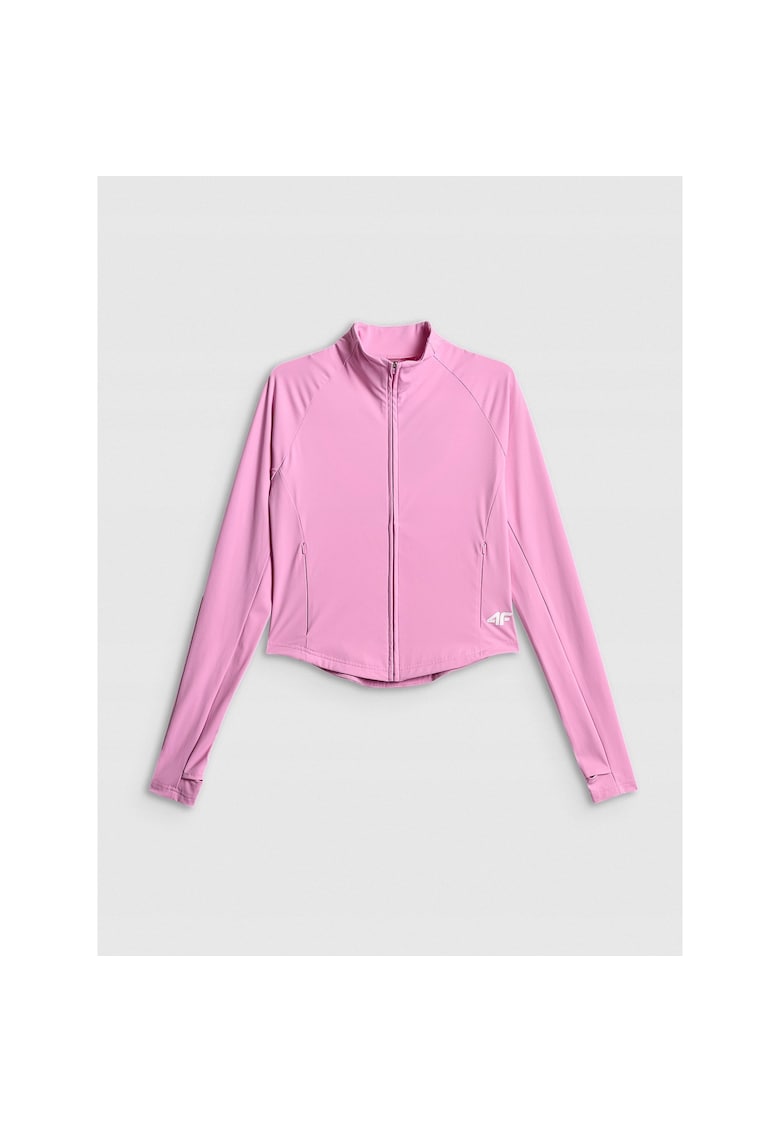 Bluza sport dama - slim fit - roz - cu uscare rapida