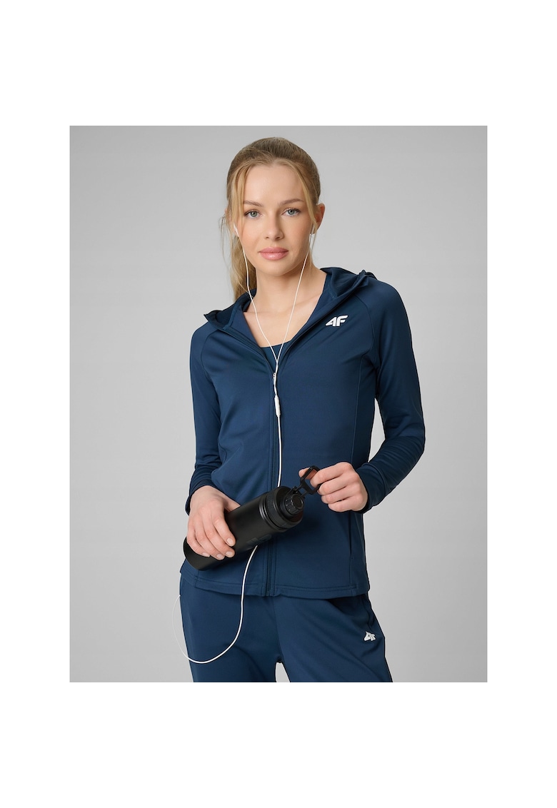 Hanorac sport dama - de antrenament - uscare rapida - turcoaz