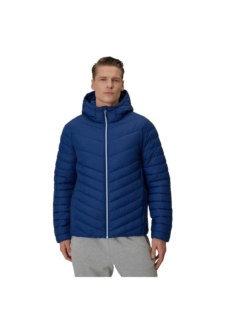 Geaca barbati sport bleumarin - hidrofoba - izolatie usoara - gluga integrata -