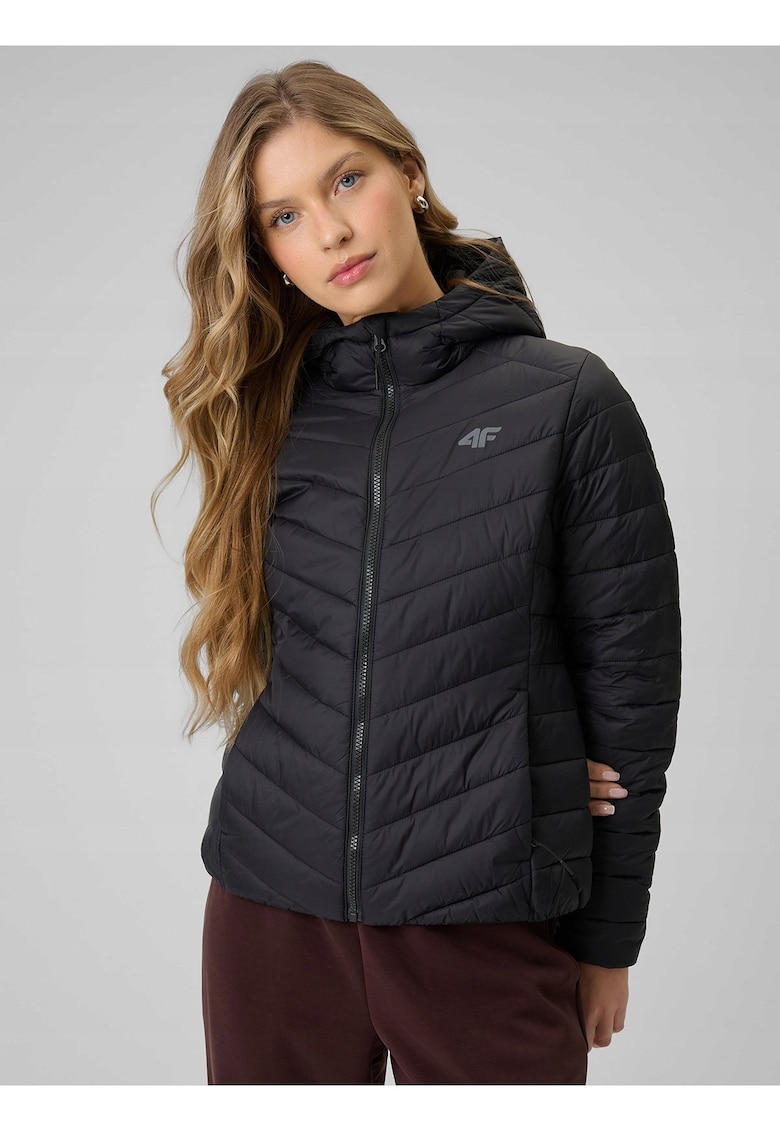 Geaca dama - puf - hidrofoba - neagra - primavara-vara