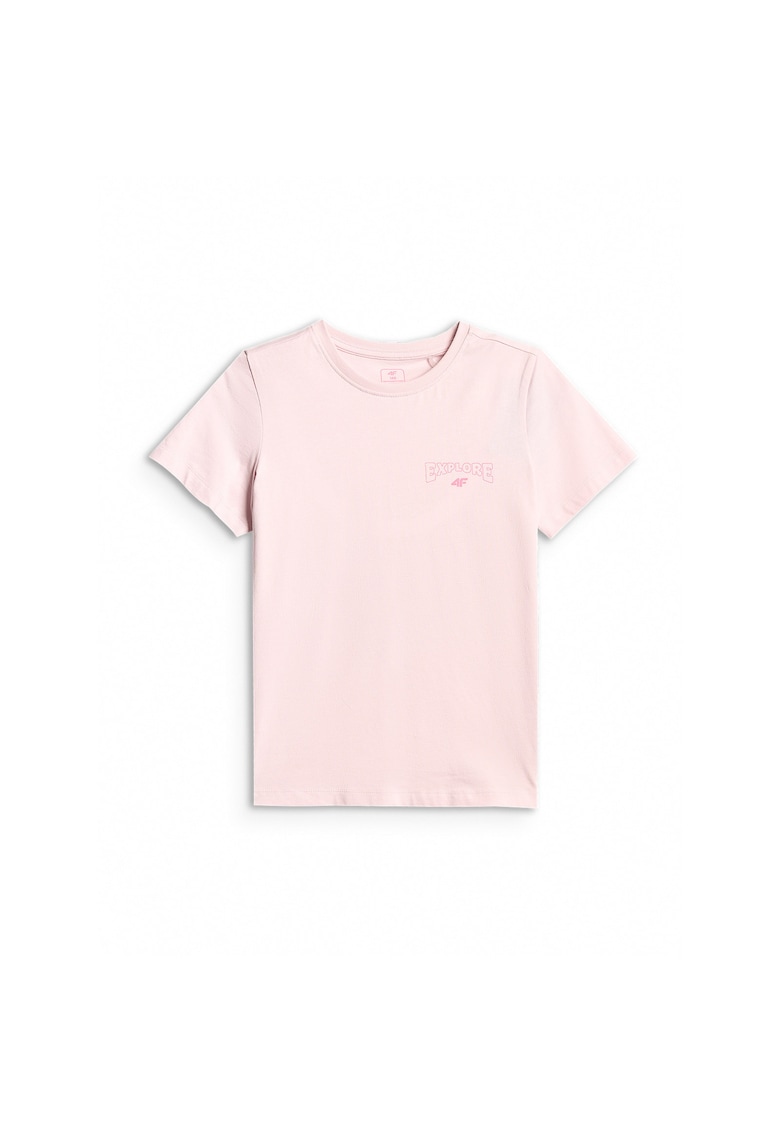 Tricou copii - regular - roz - bumbac respirabil