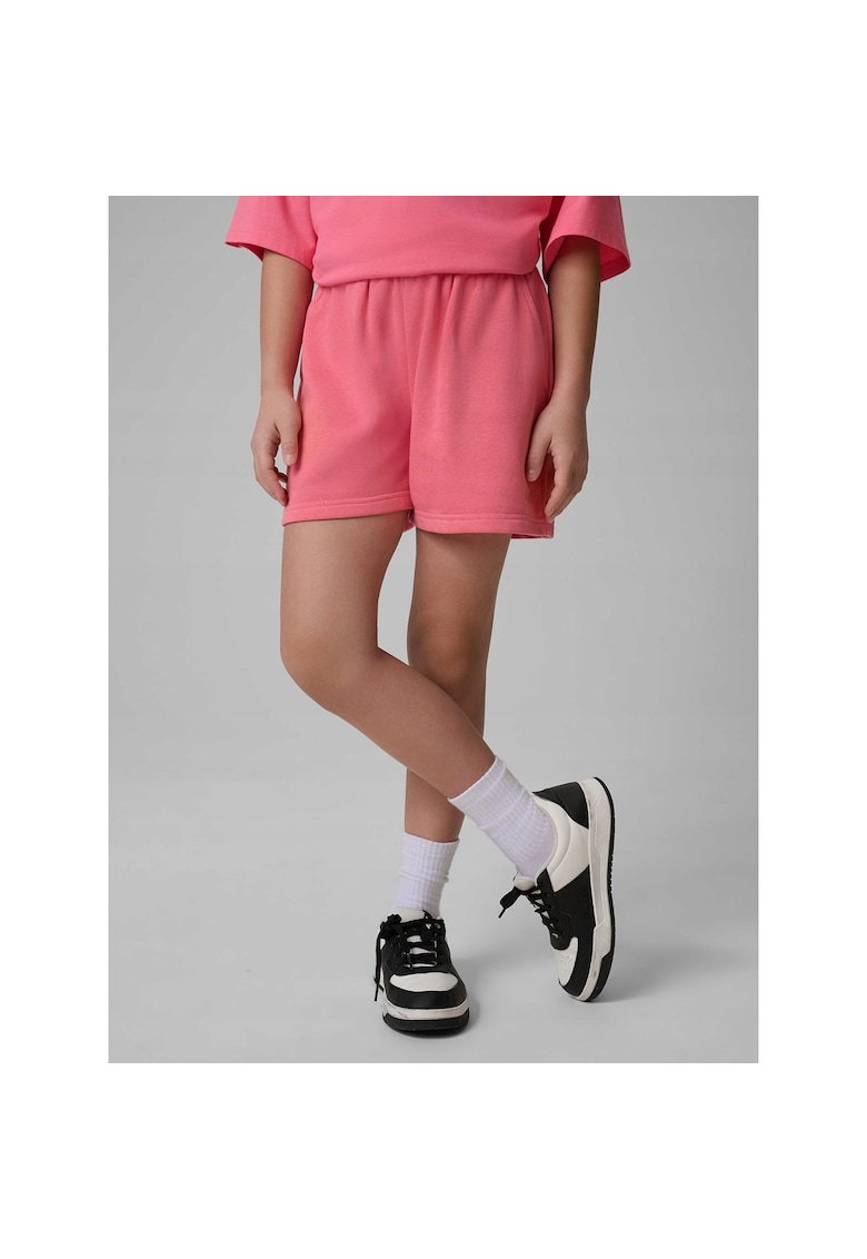 Pantaloni scurti fete - tricot - roz