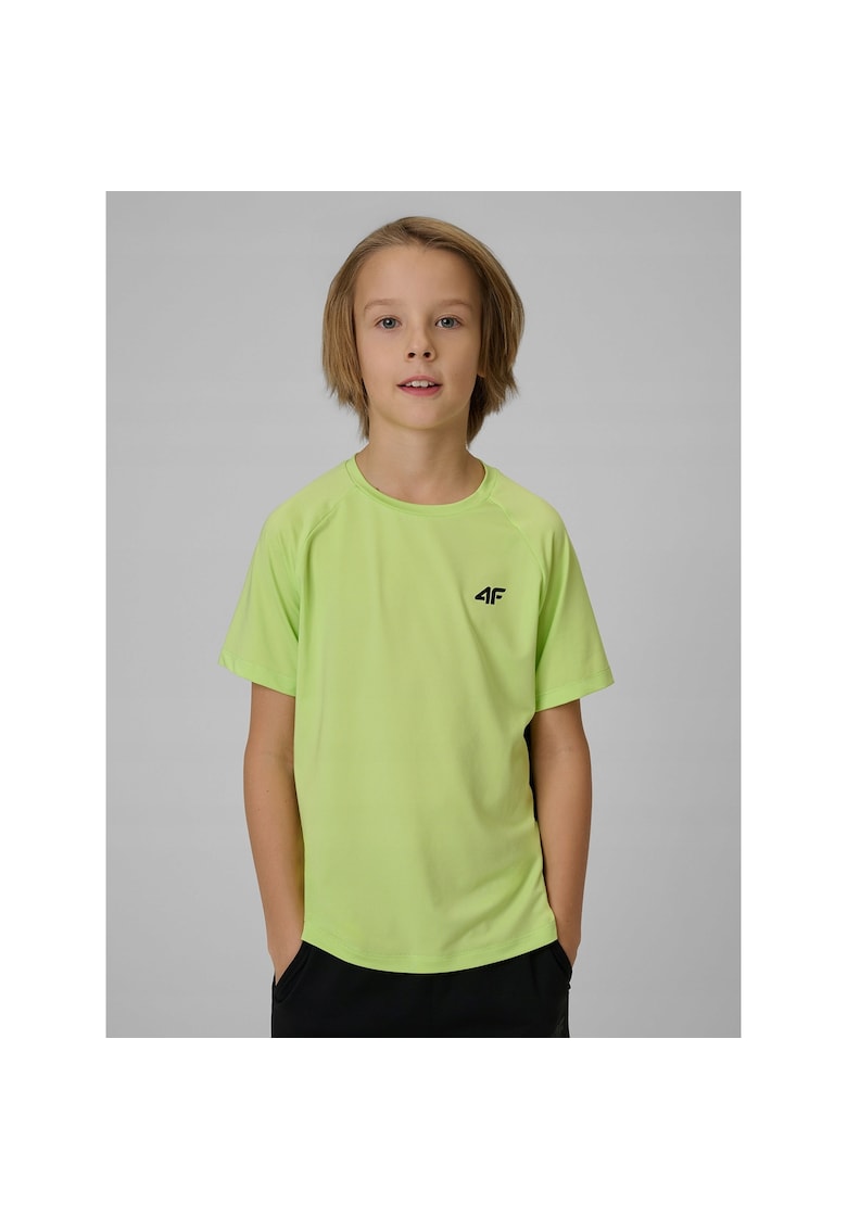 Tricou sport baieti verde - uscare rapida - material respirabil
