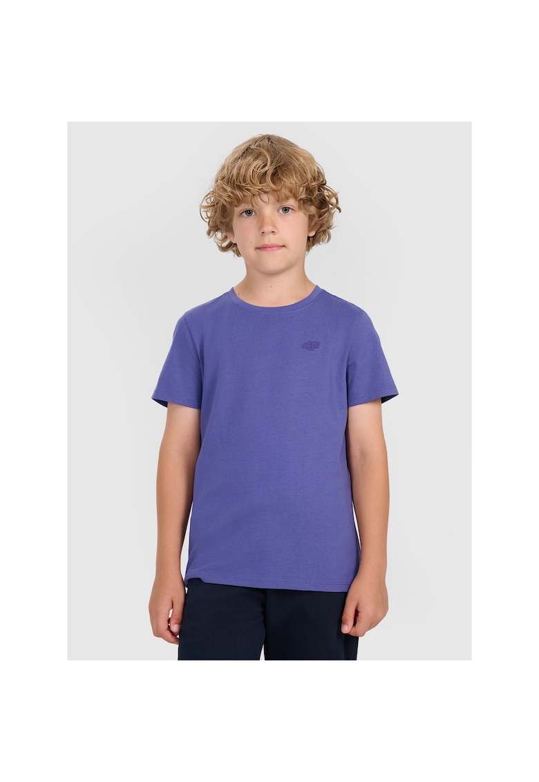 Tricou copii oversize - albastru - bumbac -