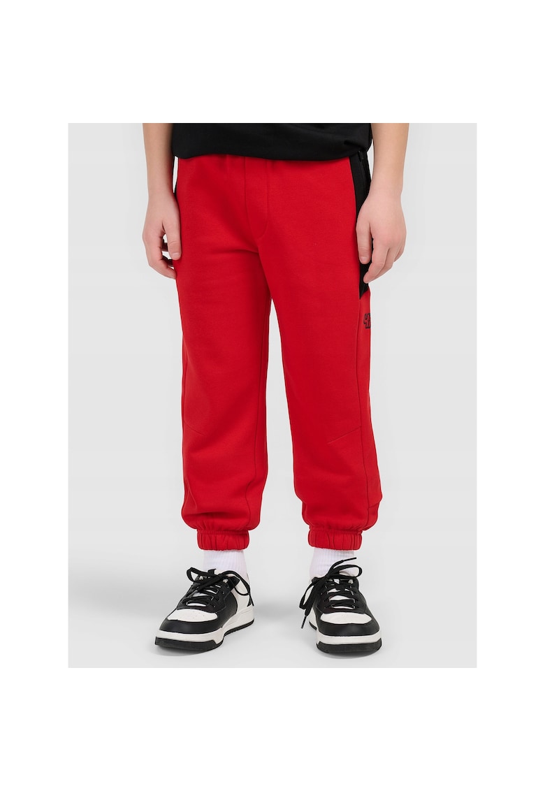 Pantaloni sport baieti - rosii