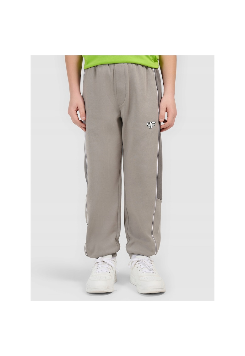 Pantaloni sport copii - bumbac - gri