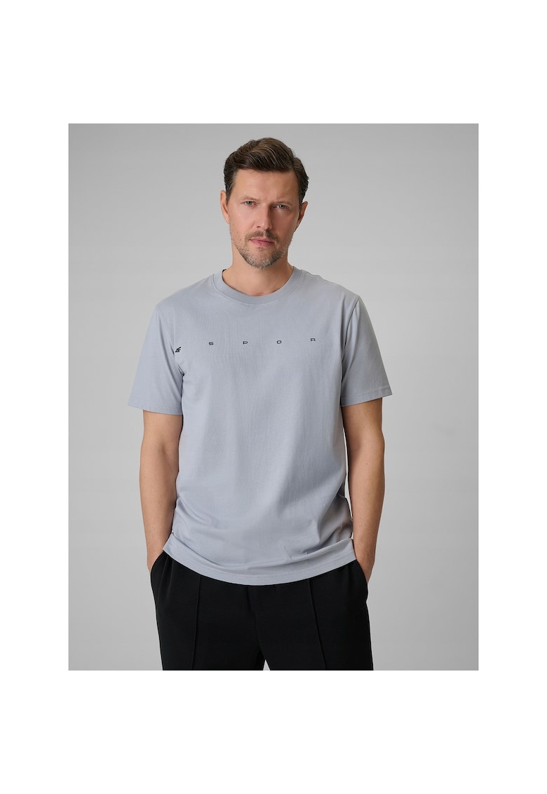Tricou sport barbati bumbac - gri -