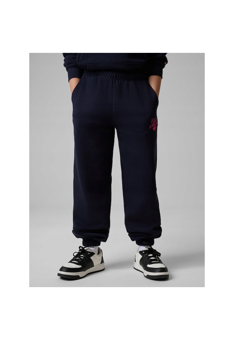 Pantaloni sport fete bleumarin