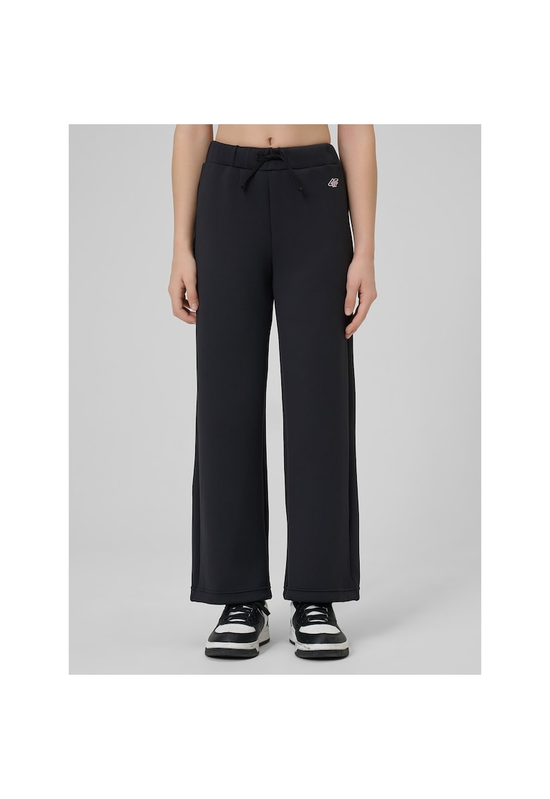 Pantaloni sport fete - uscare rapida - negru